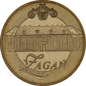 Moneta Żagań - rewers