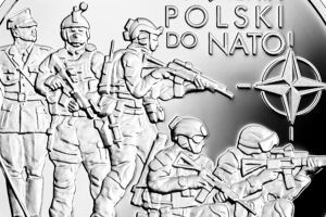 25. rocznica wstąpienia Polski do NATO, detal rewersu