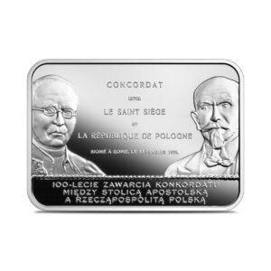 100th Anniversary of the Concordat between the Holy See and the Republic of Poland, 20zł, reverse