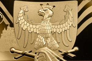 Polskie banknoty obiegowe – Banknot o nominale 100 zł, 100 zł, detal awersu